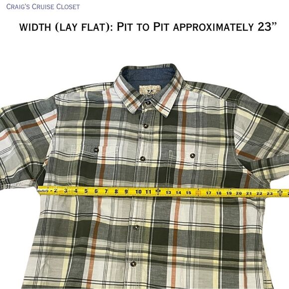 Outdoor Life Earth Tone Casual Button Down Shirt Soft Cotton Men's XL - Picture 4 of 7